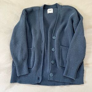 Abercrombie & Fitch Slate Blue Women's Cardigan